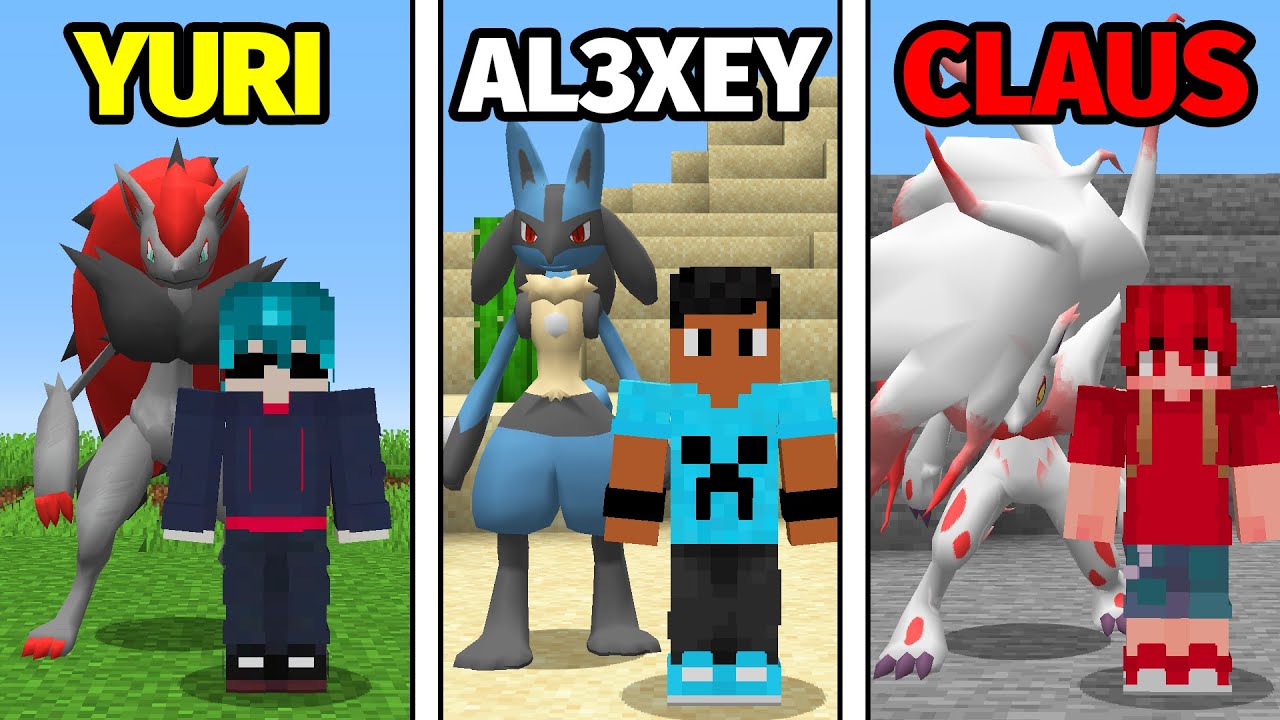YouTubers Decidem Pokémon no Minecraft Pixelmon