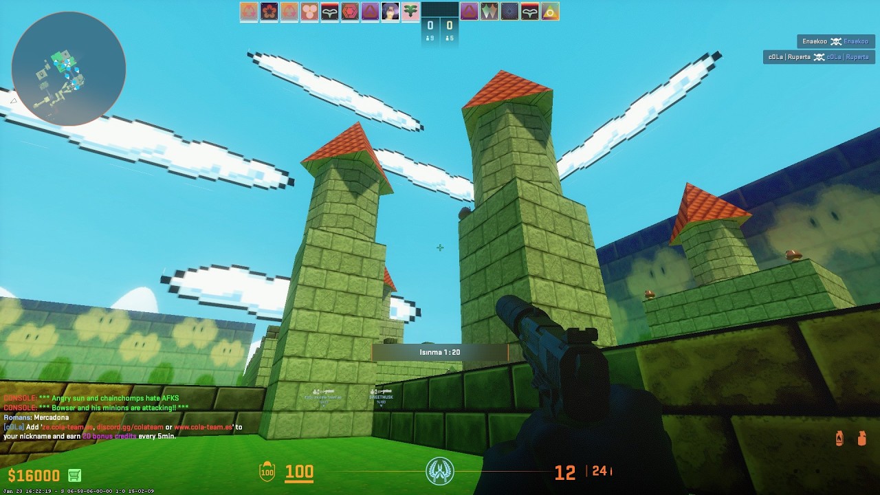 CS2 Zombie Escape (Super Mario Map)