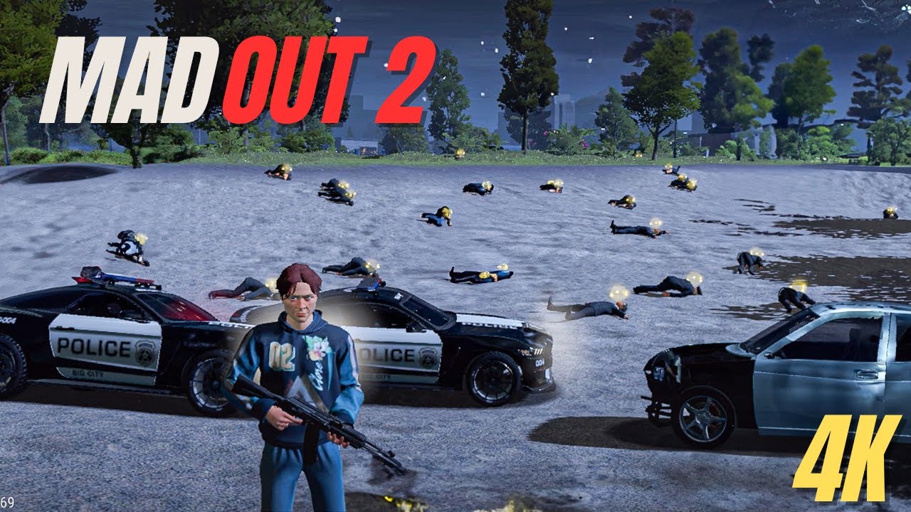 MADOUT2 KILLED 50 POLICE PERSONNEL AFTER VIOLATED PUBLIC ORDER @gksonitswaygaming #madout2 #games