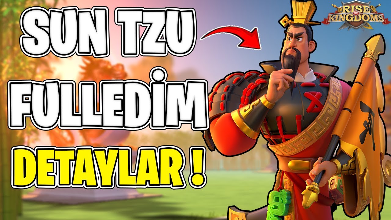 SUN TZU PRIME FULLEDİM! BU KADAR GÜÇLÜ KOMUTAN OLAMAZ! Tüm Detaylar | Rise of Kingdoms