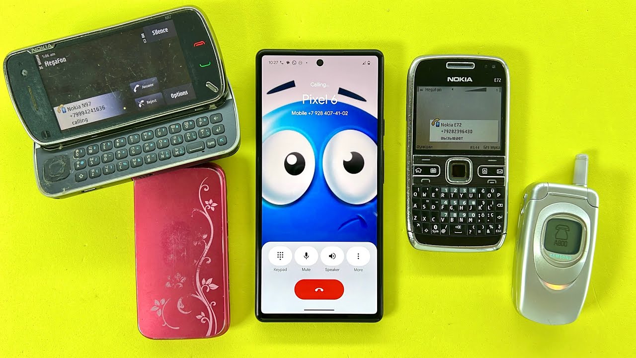 Google Pixel 6 Calling on Nokia N97/ Samsung A800/ Nokia E72/ Samsung La’Fleur | Incoming Calls 