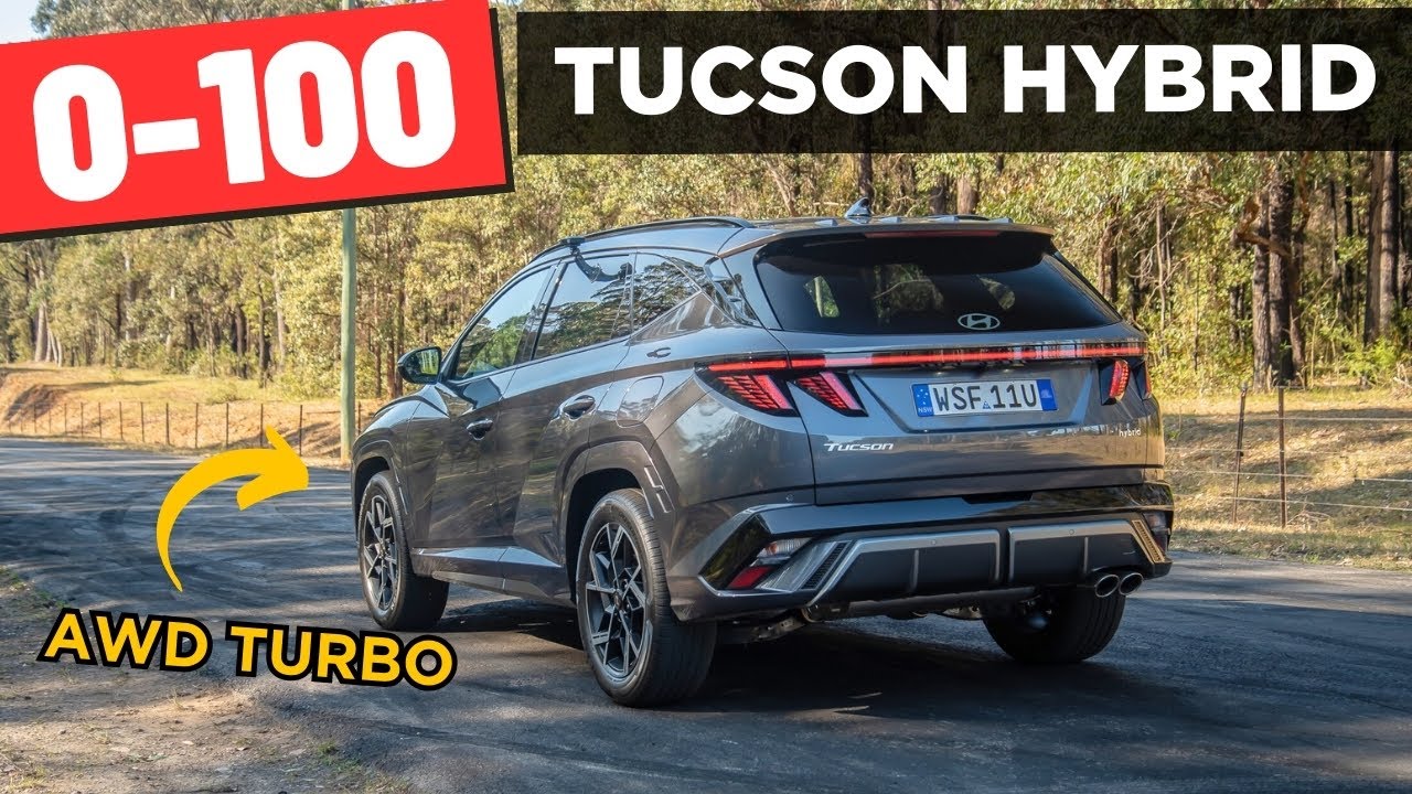 2025 Hyundai Tucson Hybrid N Line AWD 0-100 (Performance Test)