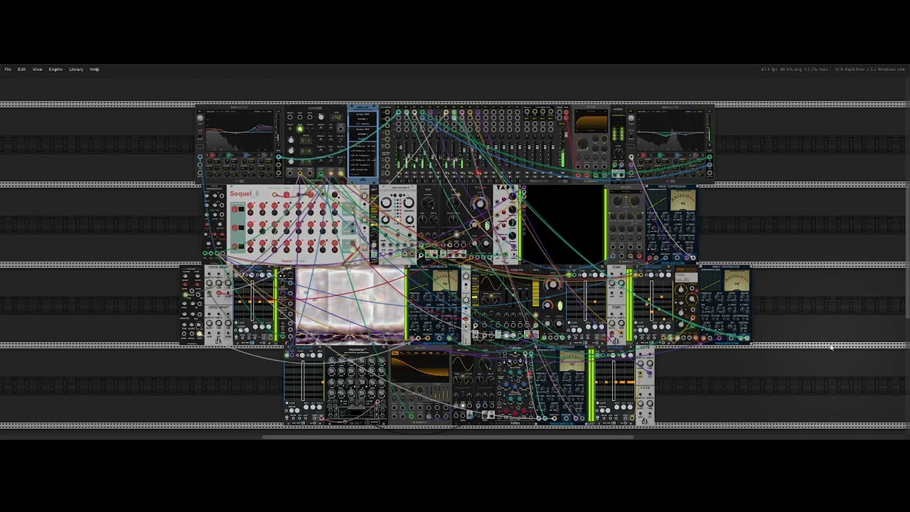Techno jam (VCV Rack, BCR2000)