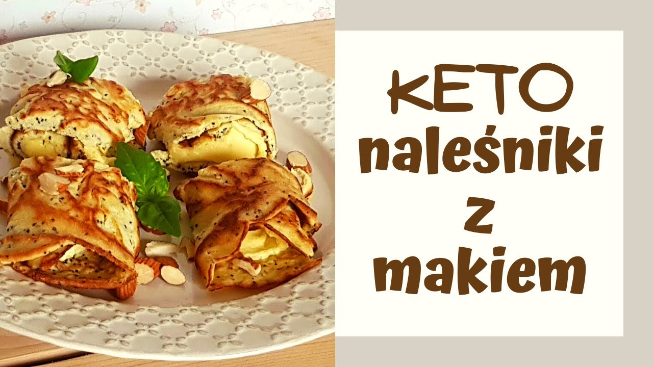 Naleśniki z makiem (bez glutenu, keto, dieta optymalna)