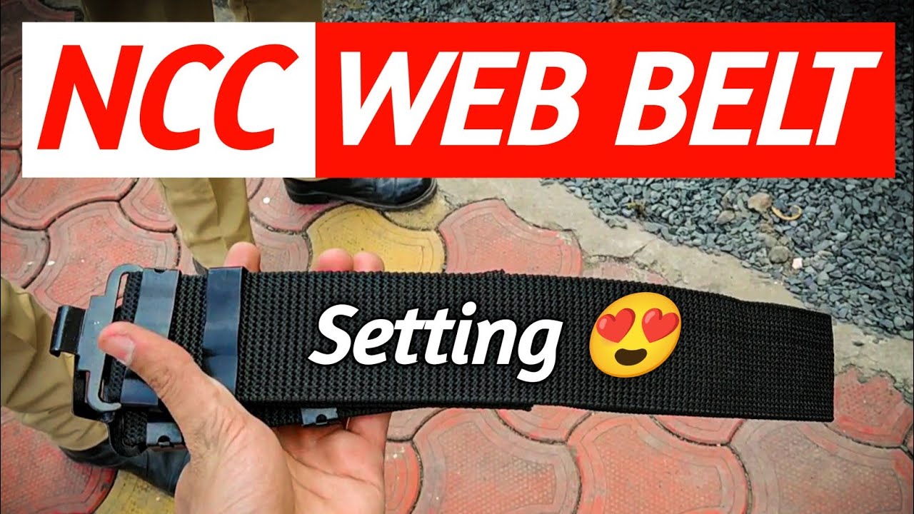 NCC Web Belt Setting ✅| NCC Belt kaise lagaye ✅| NCC Belt Tight kaise kare @10MPBattalionNCCUjjain