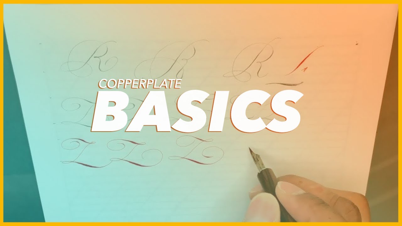 Copperplate Variations Calligraphy Basics x Paul Antonio