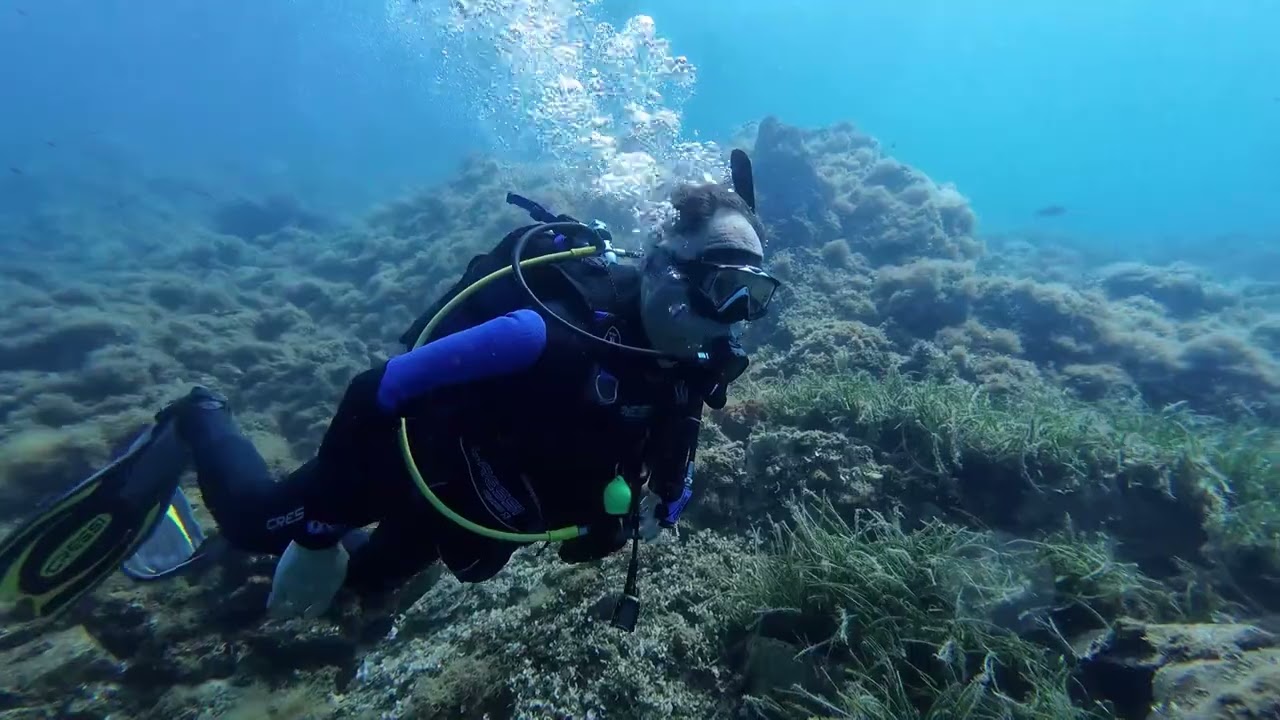 Scuba diving Kalogria beach, Sithonia, Halkidiki, Greece