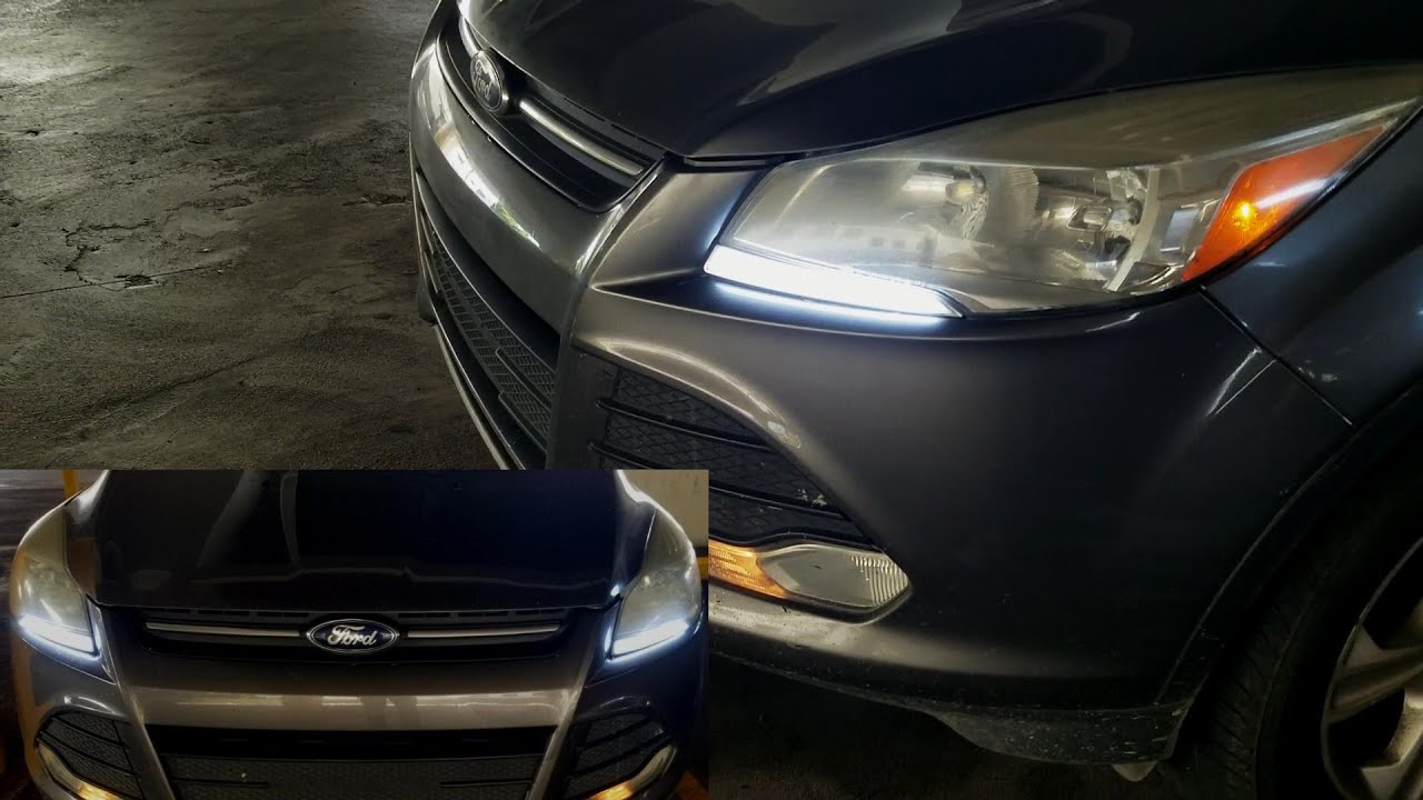 Luces Diurnas DRL Led para Ford Escape 2013 - 2016 #drl #led #ford