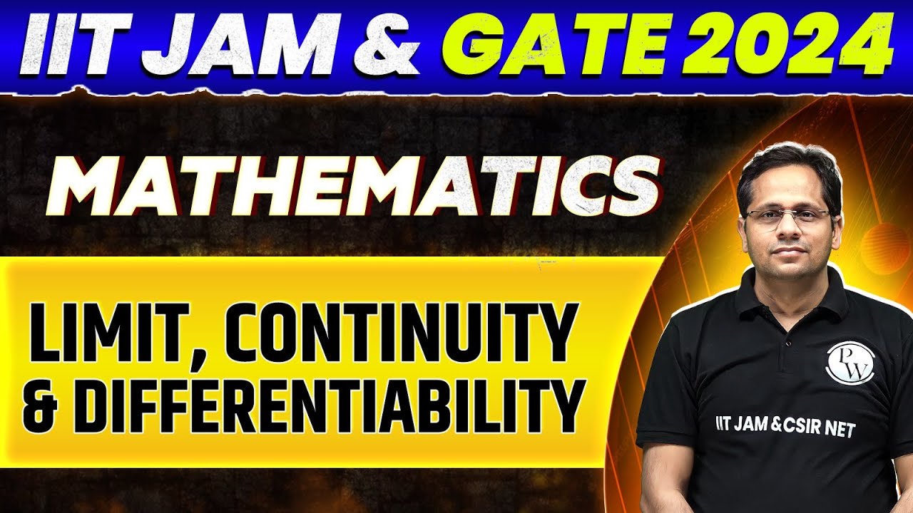 IIT JAM & GATE 2024 : Mathematics - Limit, Continuity & Differentiability PYQs