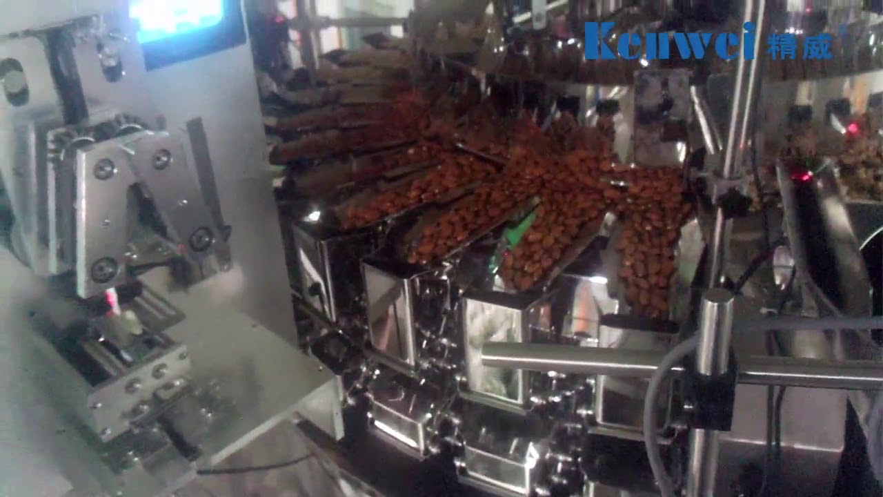 KENWEI  7 Mixed product weighing and packaging system 32 heads multihead weigher
