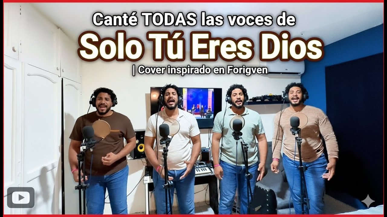 Canté TODAS las voces de “Solo Tú Eres Dios” | Cover inspirado en Forgiven