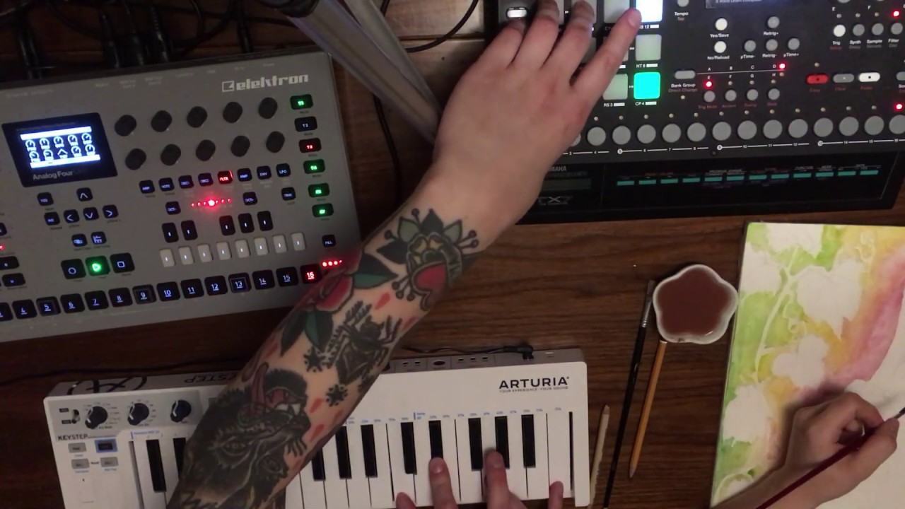 colours (elektron rytm, a4mkII, yamaha tx7)