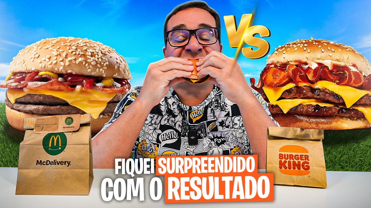DOUBLE CHEESE McDonald's VS DOUBLE CHEESE Burger King