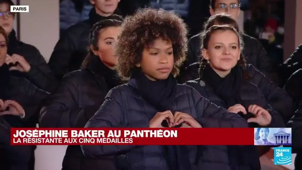 Joséphine Baker au Panthéon : une chorale d'enfants interprète le titre 