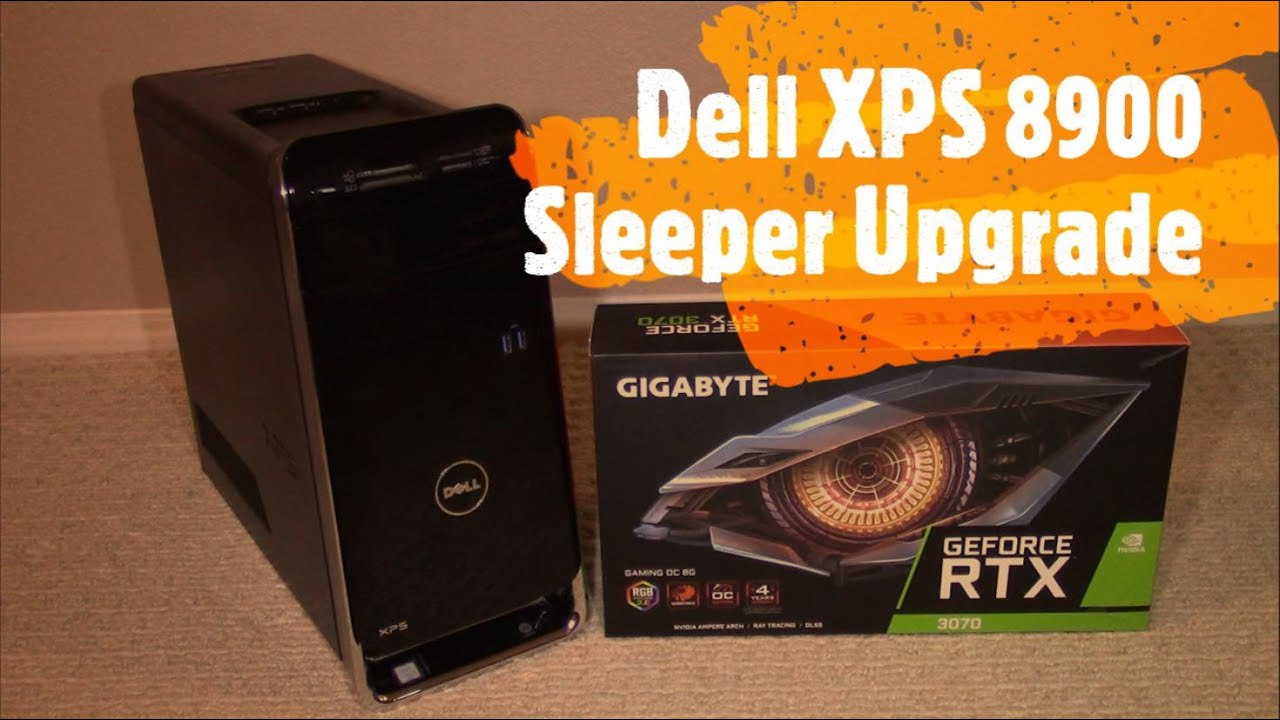 Dell XPS 8900 Sleeper Upgrade - Core i7 10700, Nvidia RTX 3070, 32GB Corsair RAM, 500GB NVMe SSD