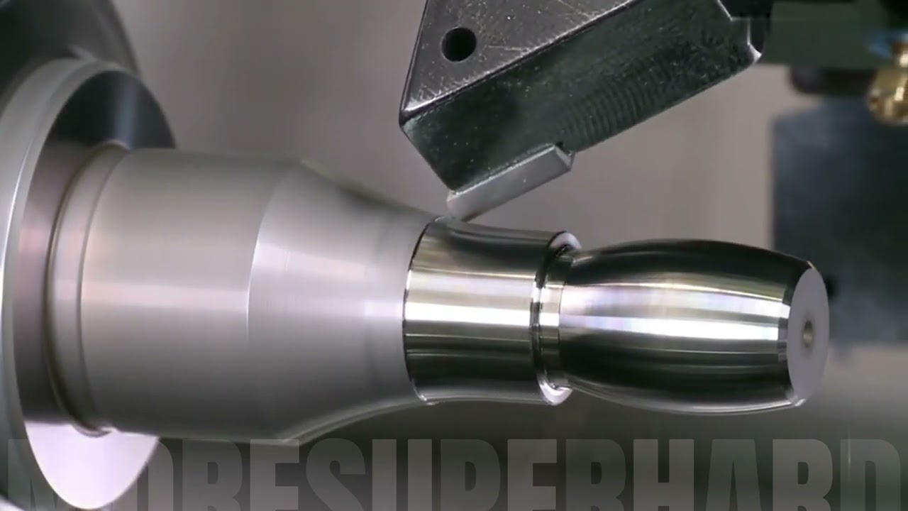 CBN insert machining superhard bearing steel (HRC64)