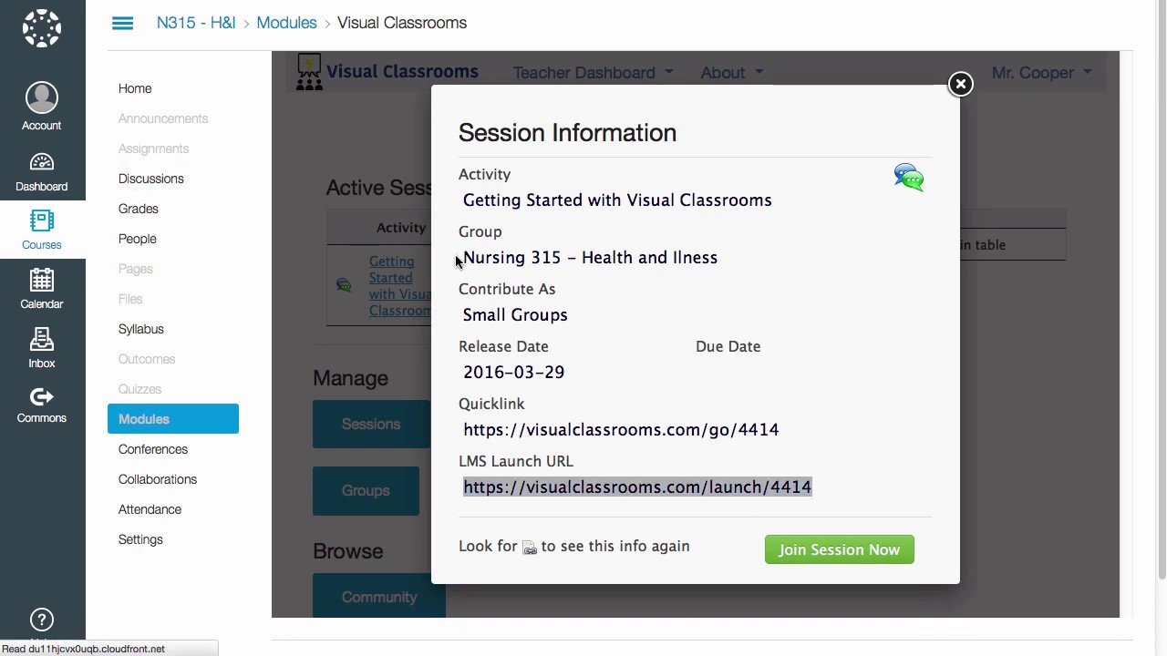 Canvas LTI Setup and Integration