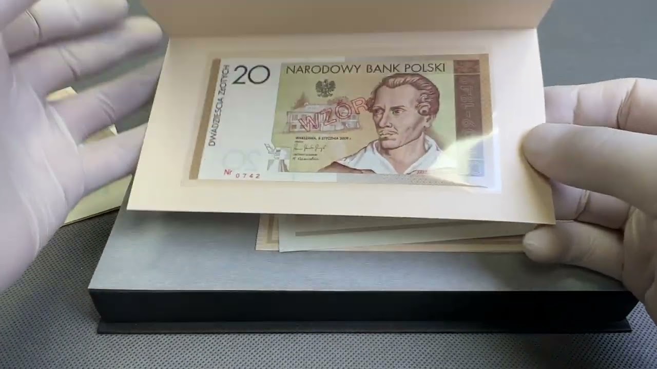 Czarne pudełko NBP, które może być dużo warte - wzorów banknotów kolekcjonerskich Jan Paweł II itp.