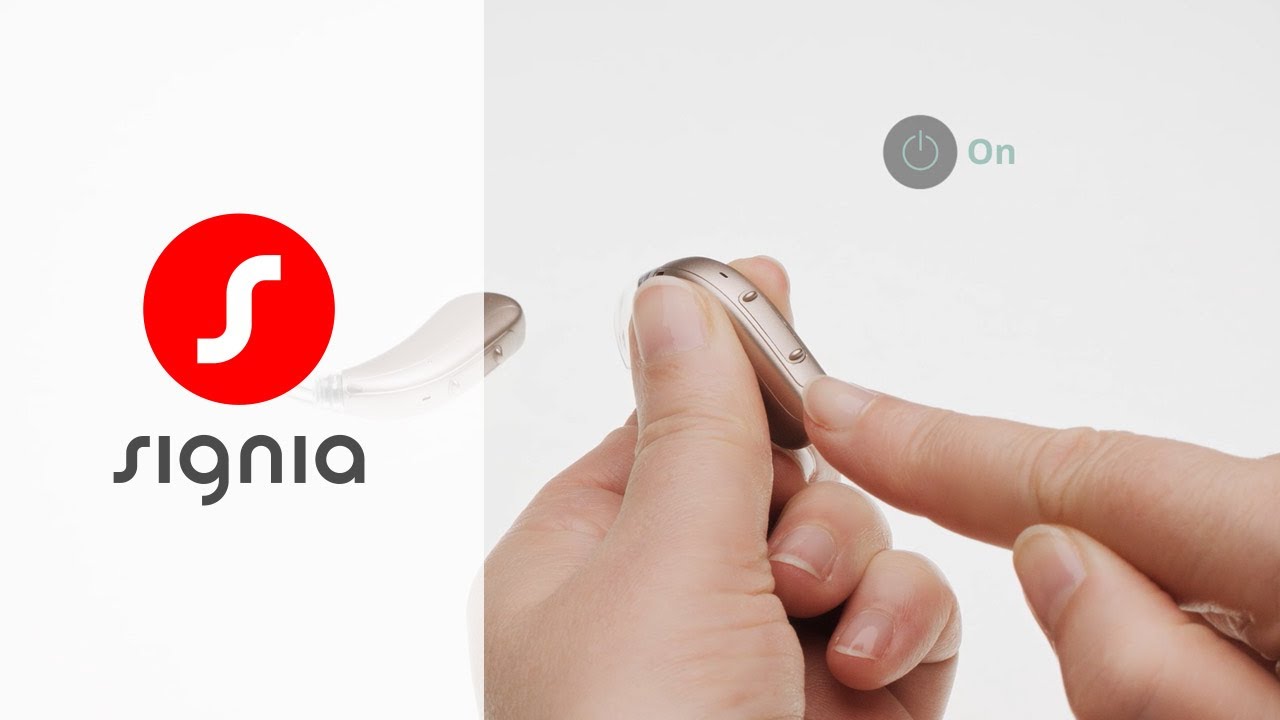 How to switch Motion Charge&Go P on and off | Signia Hearing Aids