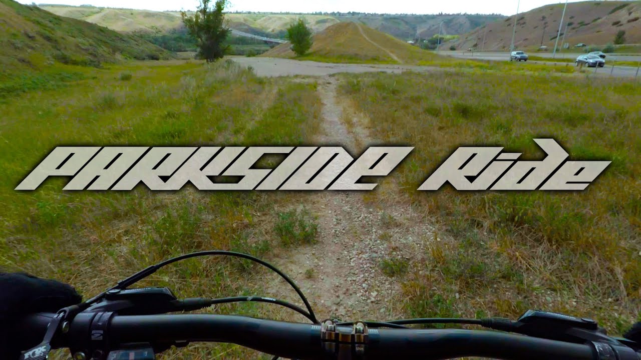 PARKSIDE RIDE, 1st Time, 2023, (RAW RIDE) Lethbridge Alberta mtb Trail ride