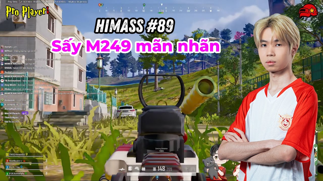 PUBG PC I AL_Himass #89 I Sấy M249 m&atilde;n nh&atilde;n