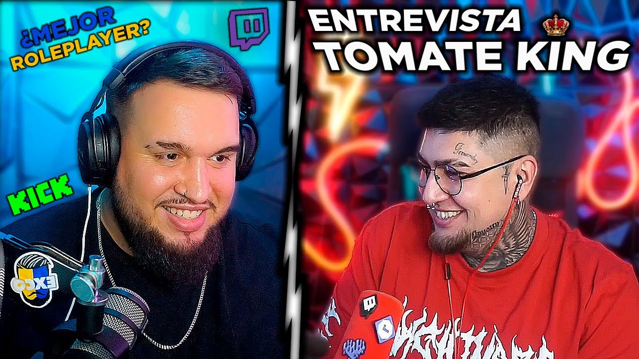 ExcoJM entrevista a TOMATE KING 🍅👑  ||  KICK  - ESLANDS - FUTURO - MEJOR ROLEPLAYER