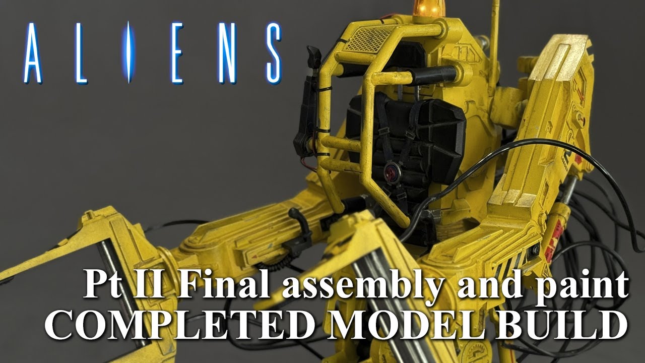 Aliens 1/12 scale Halcyon Power Loader model build Pt II - Final assembly COMPLETED BUILD