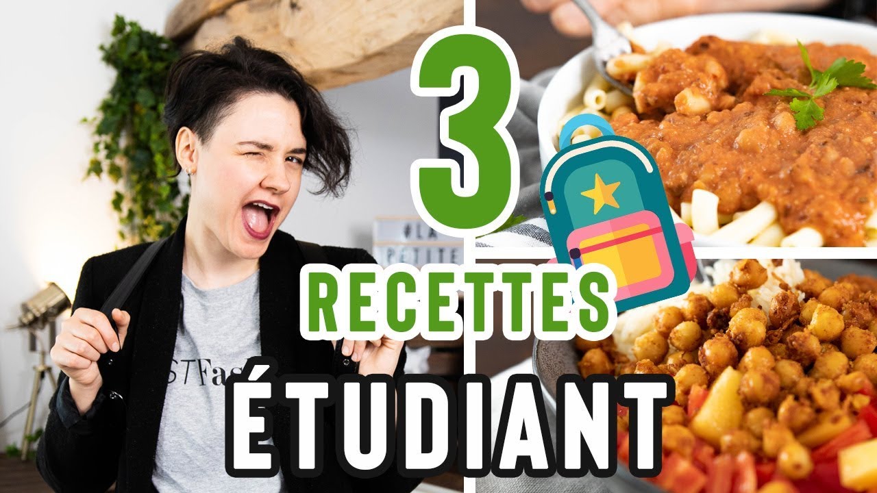 RECETTE VEGAN ETUDIANT | économique & facile