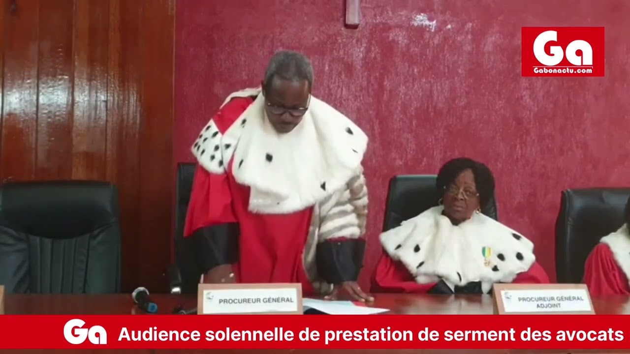 GABON/JUSTICE: LE BARREAU DU GABON COMPTE DÉSORMAIS DES NOUVEAUX AVOCATS
