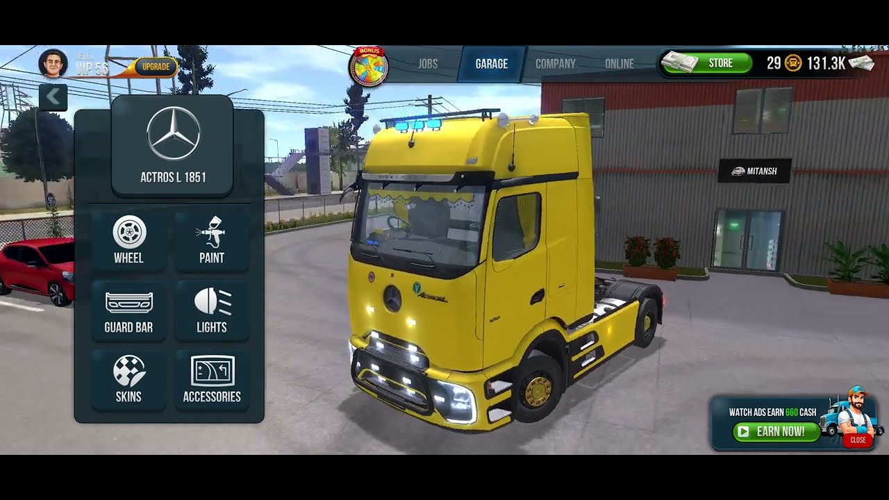 Truck Simulator :Ultimate !Realistic Mercedes- Benz ACTORS L 2026 Model #day6 #365dayschallenge #yt 