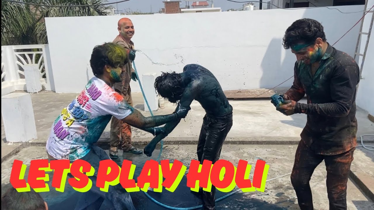 Holi Hangama 🙈Bhaiya ne kya kand kiye h #holi #familyvlog #vlogs
