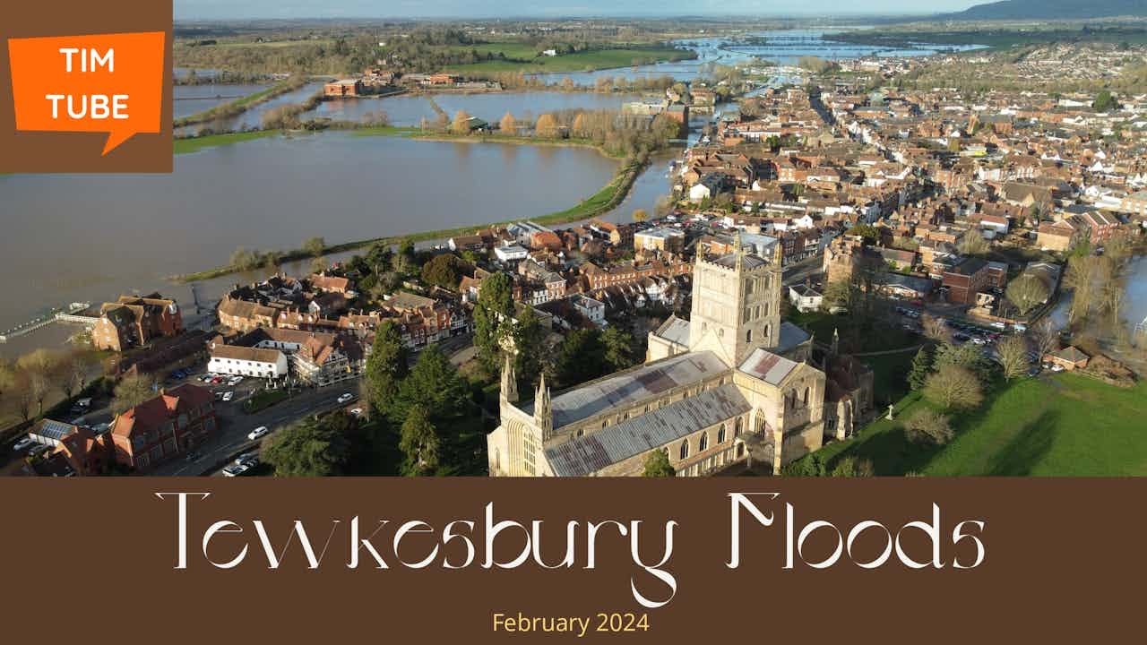 Flooding At Tewkesbury February 2024