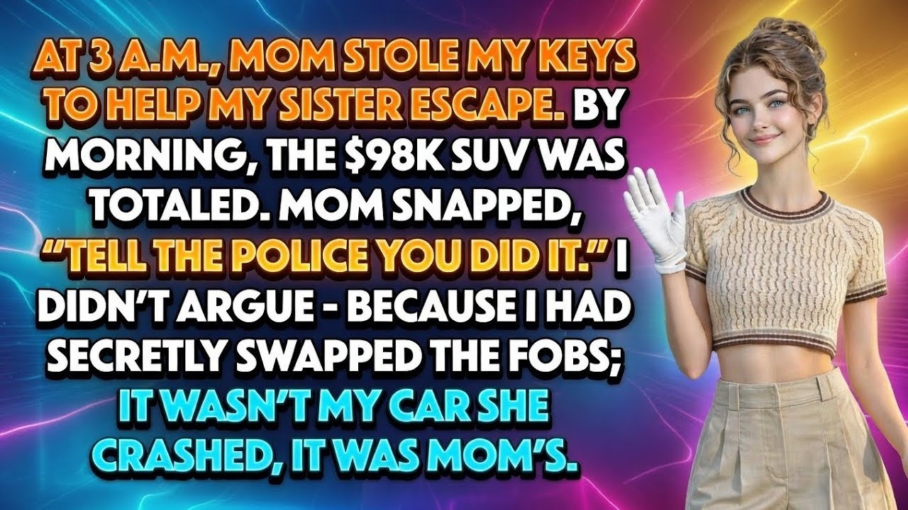 My Parents Stole My Keys For My Sister. By Morning, The $98k SUV Was Totaled And Mom Blamed Me