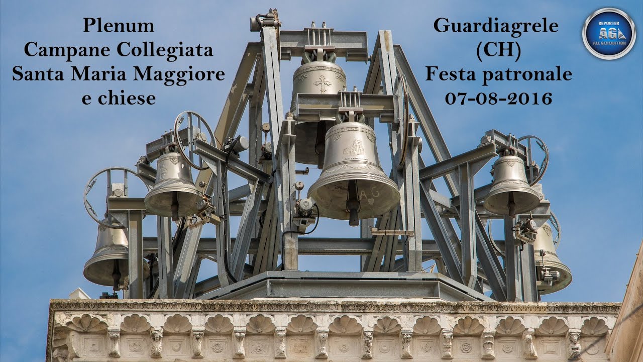 Plenum Campane Collegiata e chiese - Guardiagrele (CH) - Festa patronale 07-08-2016 ABRUZZO