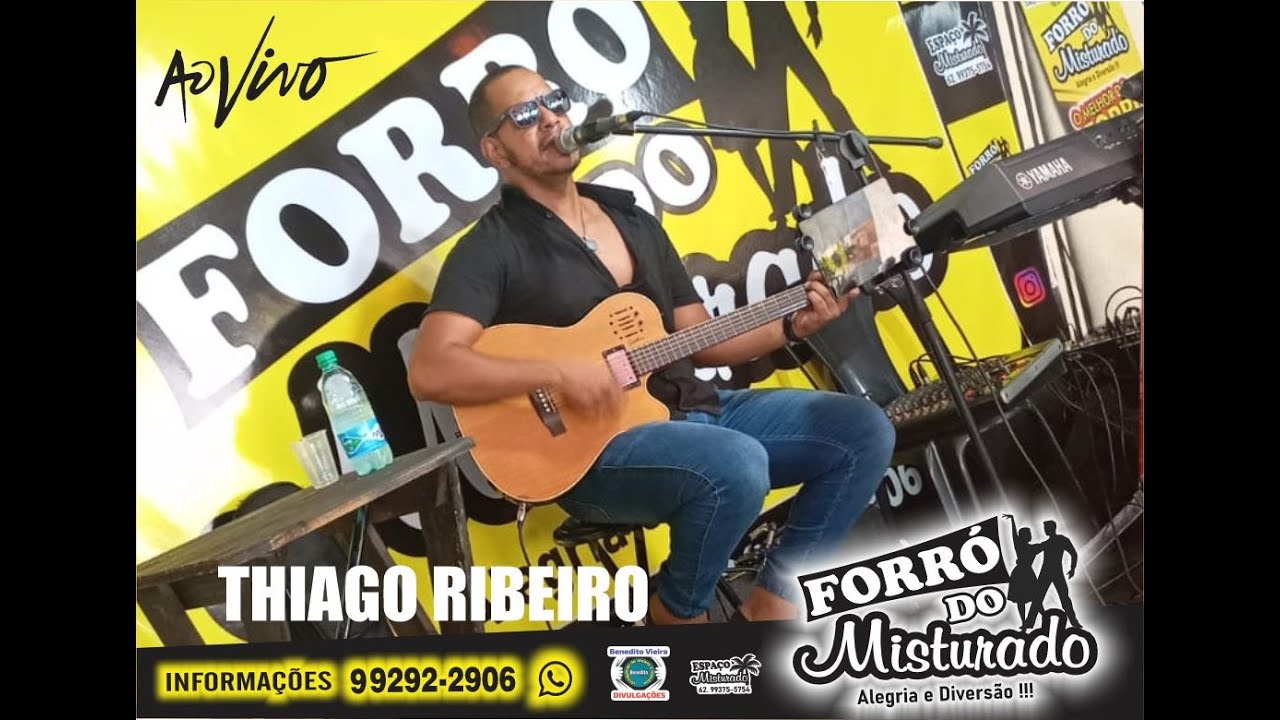 Niver Wesley Brito / cantor thiago ribeiro no forro do Misturado 