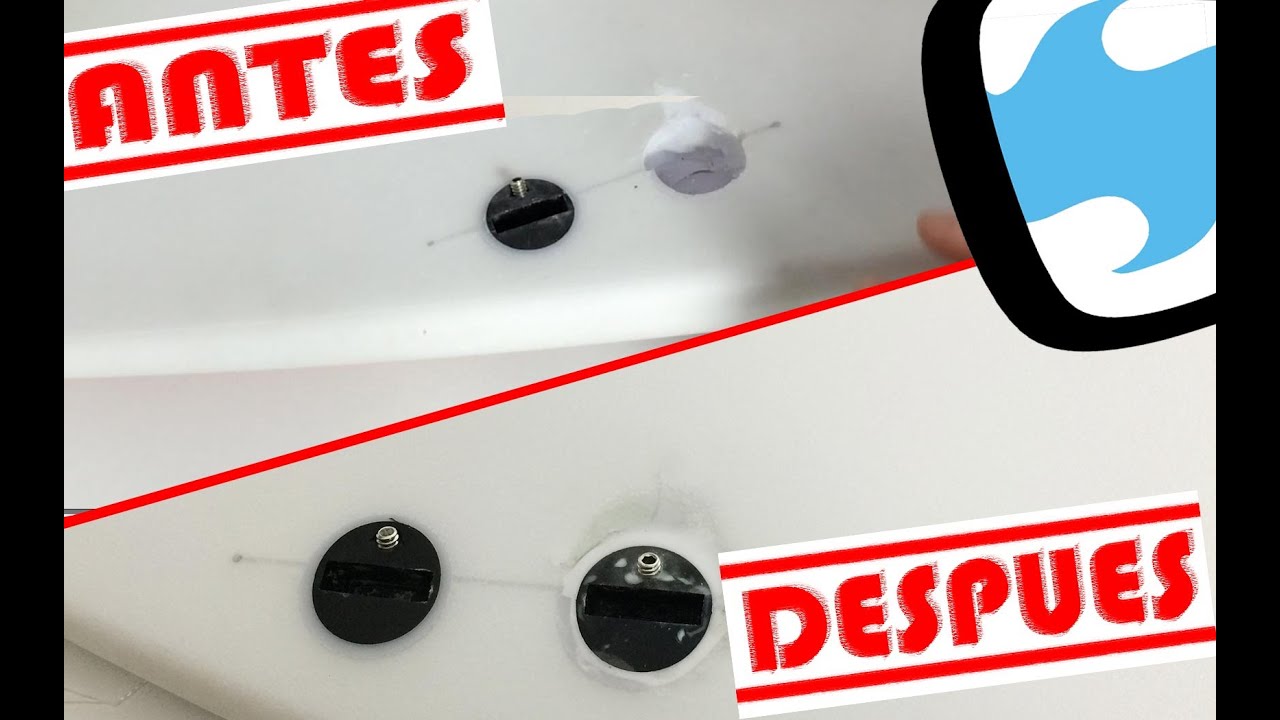 como sustituir un tapon de quilla en tu tabla de surf