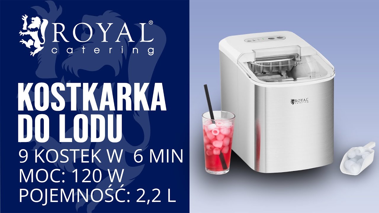 Kostkarka do lodu Royal Catering RCIC-2.2L | Prezentacja produktu