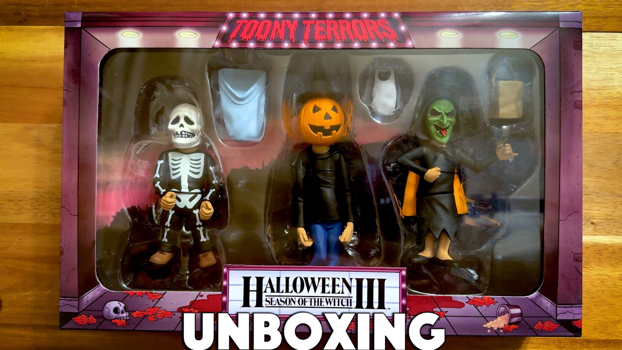 UNBOXING! NECA Toony Terrors Halloween III Set - TOY REVIEW!