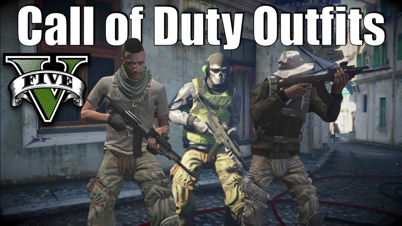 GTA V - Call of Duty Modern Warfare Outfits | Casino Update | New Top Custom Military Outfits