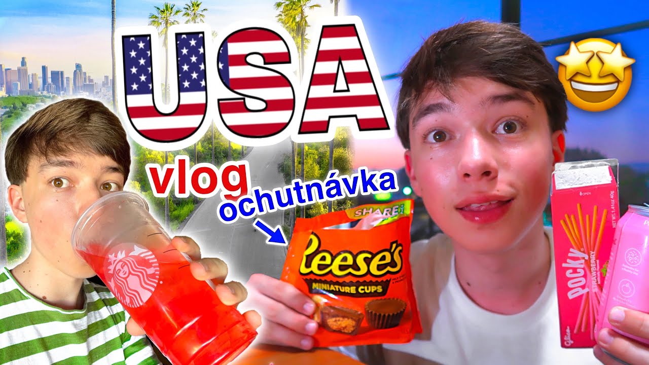 JAKÉ TO JE *DOOPRAVDY* V USA: Ochutnávka sladkostí, Los Angeles, Starbucks, Obchody, Rozdíly s ČR