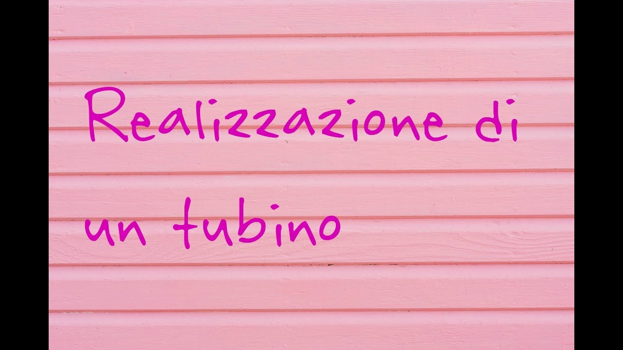 Realizzazione carta modello per un tubino