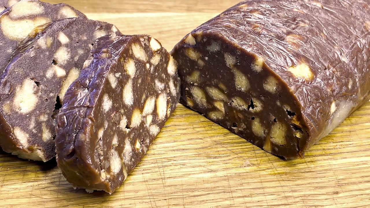 ШОК! ШОКОЛАДНАЯ КОЛБАСА! Лучший рецепт, быстро и вкусно # 114