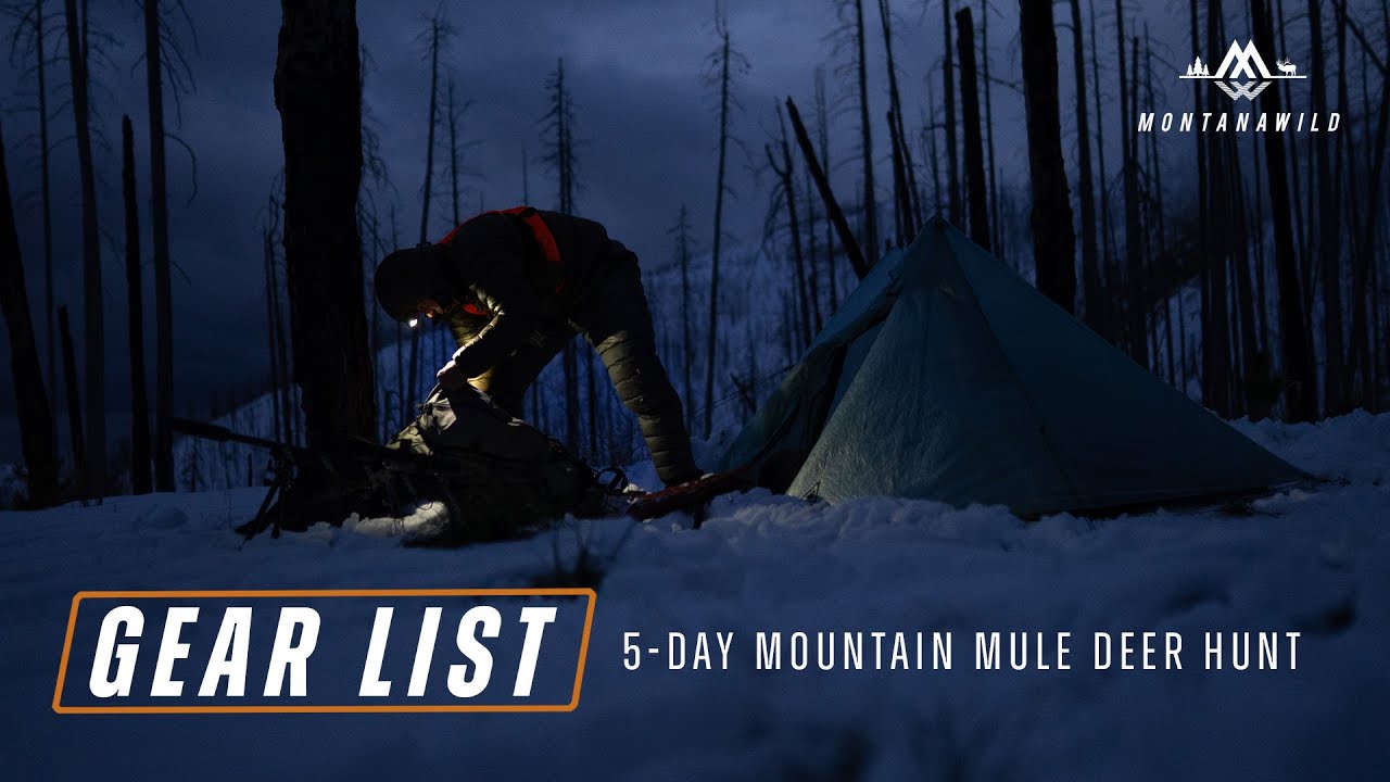 GEAR LIST | Jared Miller’s Backcountry Rifle Mule Deer Kit