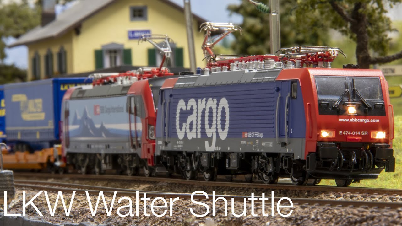 SBBCI Re 474 BR 193 and BR 189 with a LKW Walter train (2021)