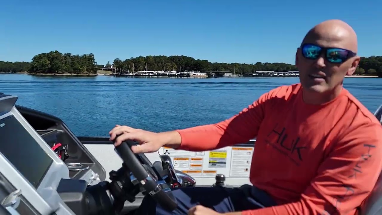Crazy 900 HP Premier pontoon on The Water Testing