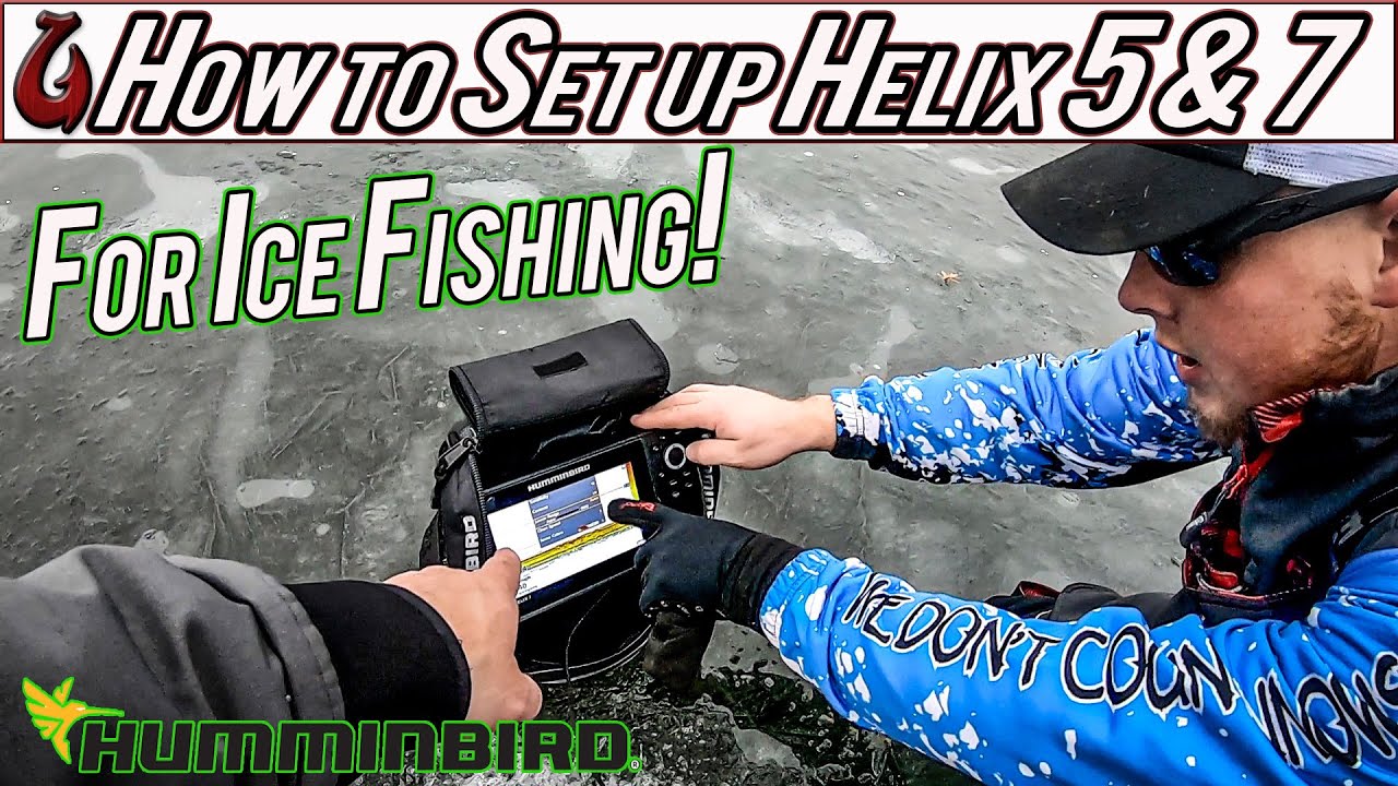 How to Set Up Humminbird Helix 5 and 7 G3N for Ice Fishing