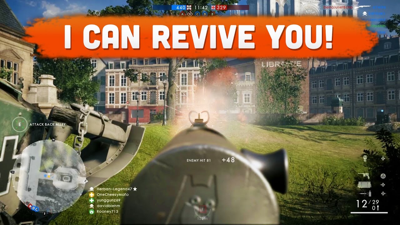 I CAN REVIVE YOU! - Battlefield 1 | Road to Max Rank #25 (Multiplayer Gameplay)