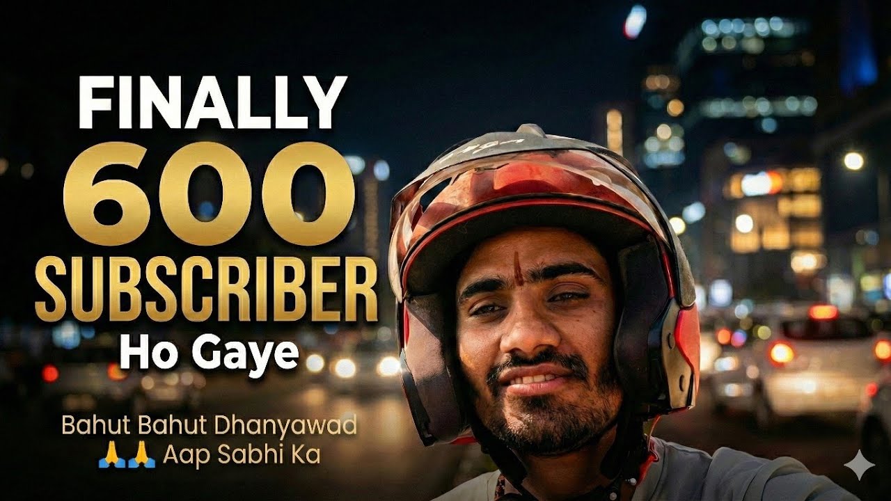 Finally 600 Subscribers Ho Gaye ☺️ App Sabhi Ka Dhanyawad 🙏🙏