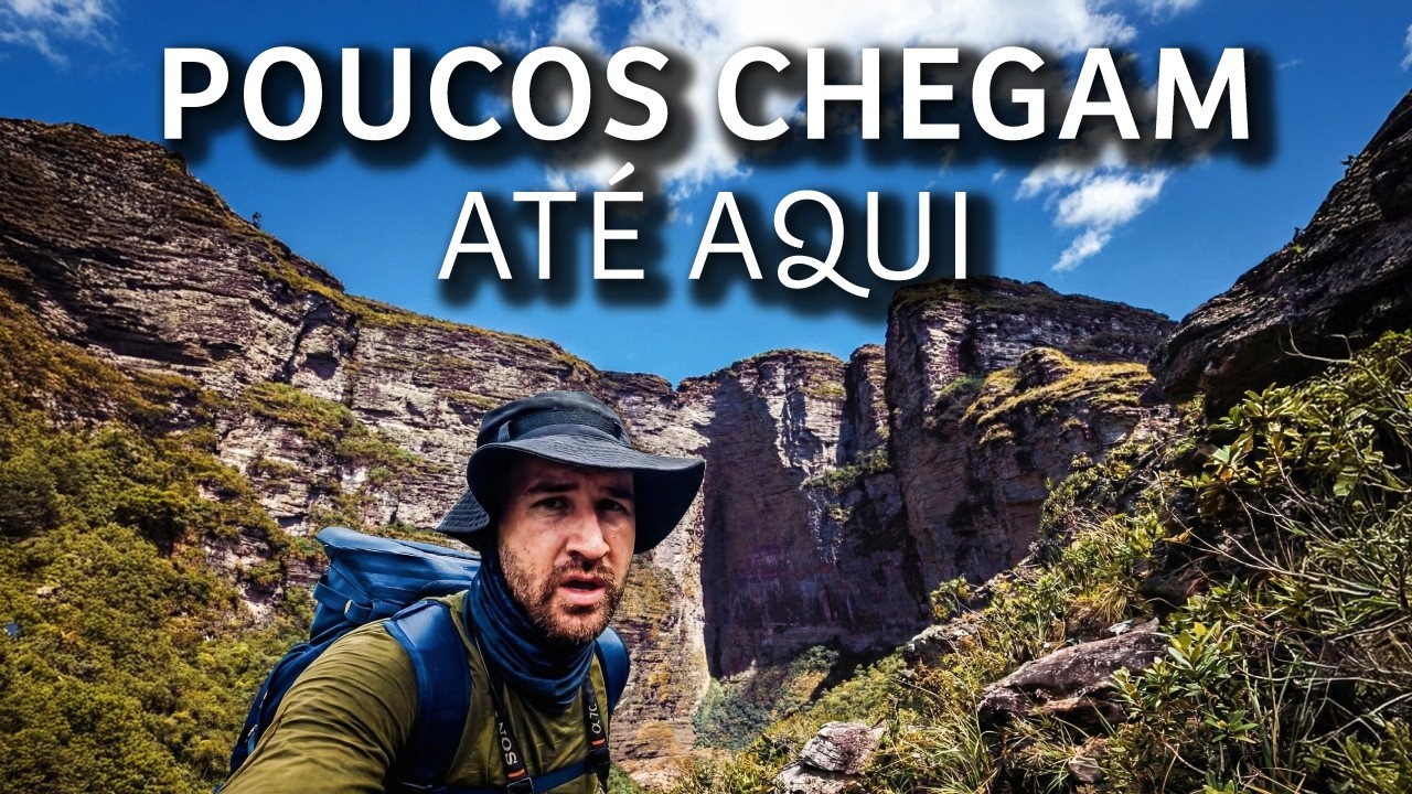 A DESAFIADORA travessia da FUMAÇA POR BAIXO na Chapada Diamantina