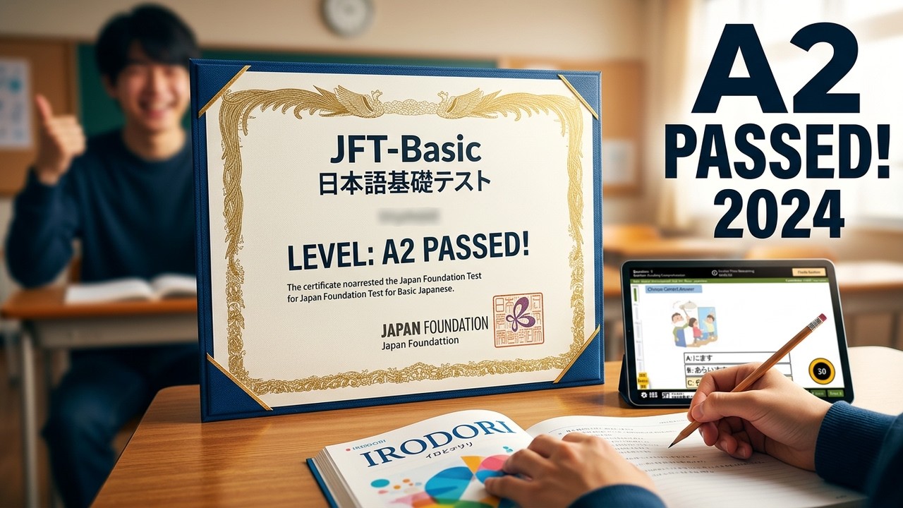 JFT basic A2 Reading sample Practice | Hiragana Katakana Kanji